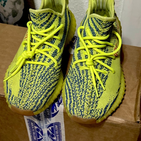 V2 semi frozen yellow Yeezys